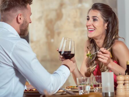 couple at restaurant